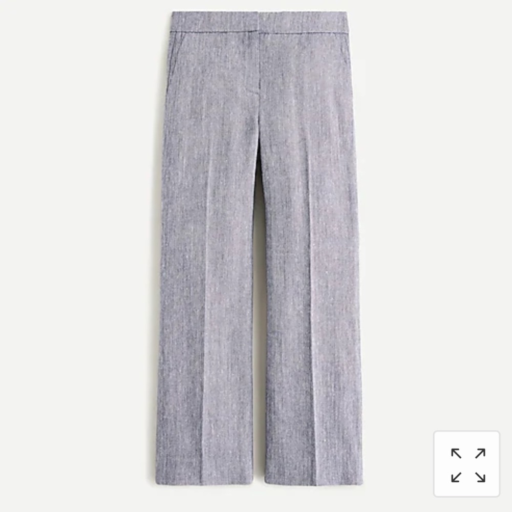 J Crew Hayden pant in Italian cotton-linen